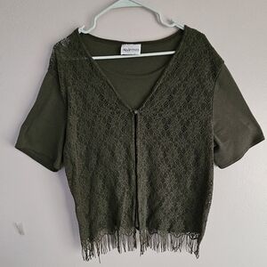 Women's Apparenza Short Sleeve Cardigan